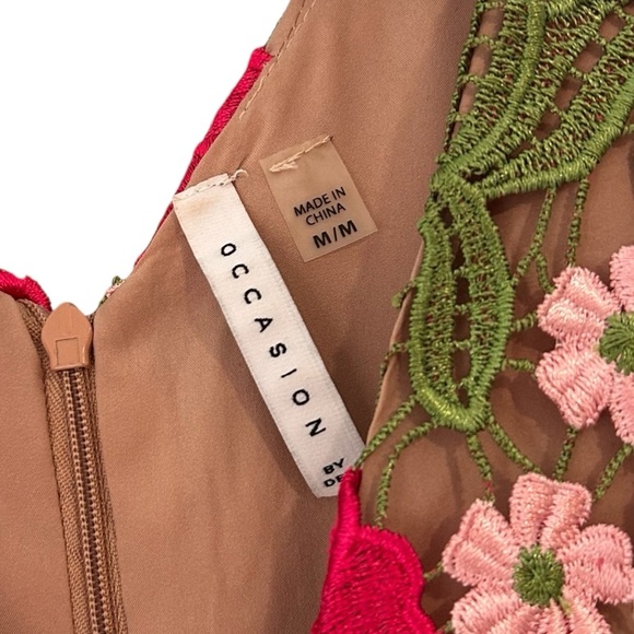 DEX Floral Embroidered Lace Dress- Size Small - Picture 5 of 10